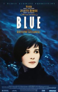 three colors blue movie poster