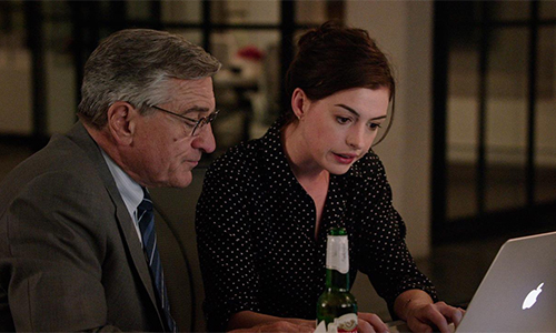 the intern movie still